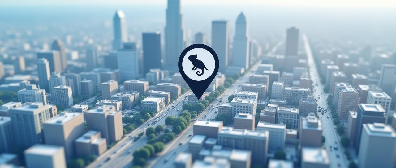 Map showing the Chameleon Life headquarters location at 1776 Independence Parkway, Philadelphia.